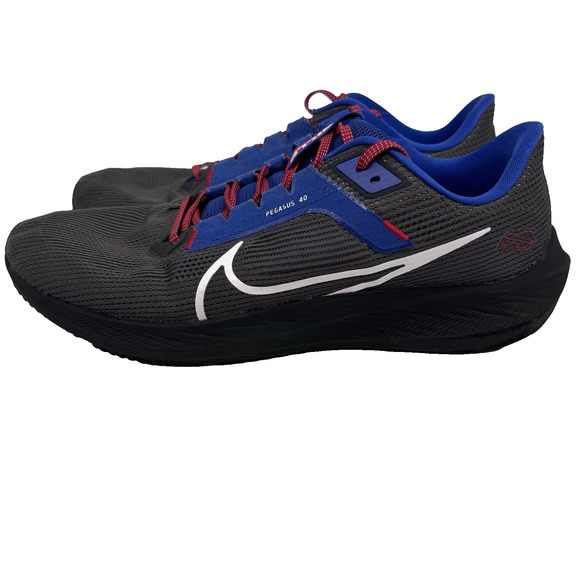 Nike Mens Air Zoom Pegasus 40 Buffalo Bills Shoe Size 15 Black